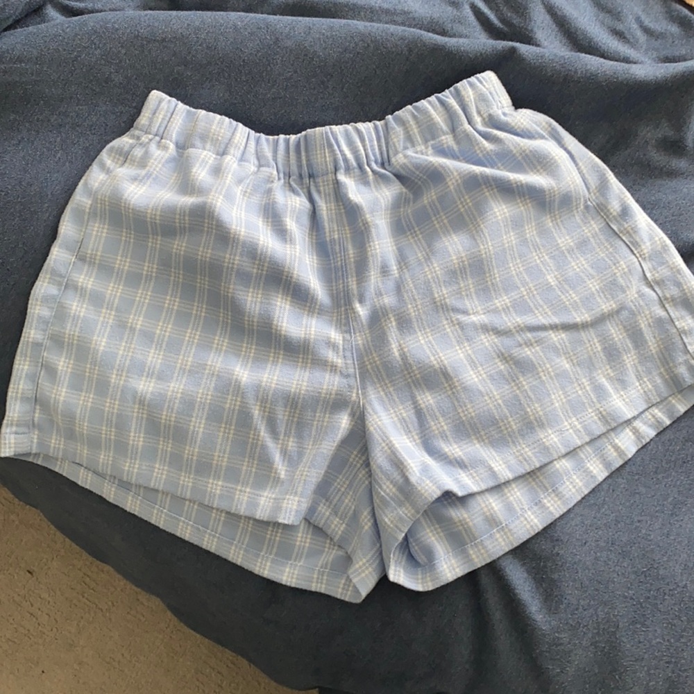 Plaid shorts
